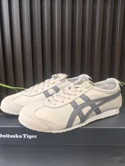 新品未使用Onitsuka TigerオニツカタイガーMEXICO 66スポーツ快適ローカットライフカジュアル男女兼用オートミールカラー