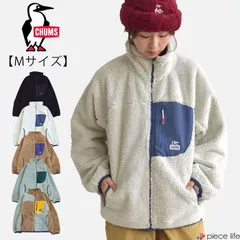  チャムス CHUMS ボア メンズ レディース フリース アウター ジップパーカー ジャケット ボアジャケット ボアパーカー  ボンディングフリースジップパーカー ミトン 手袋 防風 Mサイズ CH04-1476