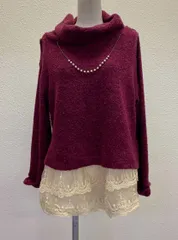 【axes femme】タートルネックセーター