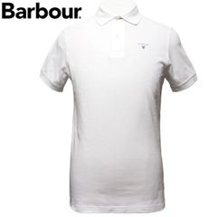 新品 バブアー Barbour ポロシャツ メンズ 半袖 鹿の子 WHITE MML0358 WH11