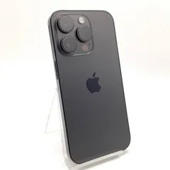 【全額返金保証】【最速発送】Apple iPhone 14 Pro 128GB スペースブラック Softbank SIMフリー 白ロム 動作確認済 85%