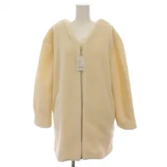 アクシーズファム axes femme ロングボアブルゾン ジャケット ノーカラー アウター M 生成り アイボリー FN413X15 /YM ■BMのサムネイル