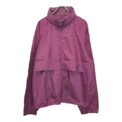 90年代 Eddie Bauer エディーバウアー ナイロンジャケット アウトドア パープル(メンズ XL)中古 古着 U7309