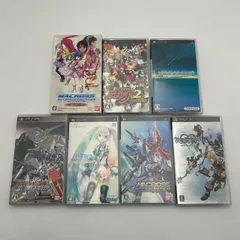 【中古】PSP/ソフト/7点まとめ/ガンダム/初音ミク/テイルズ オブ ザ ワールド/KINGDOM HEARTS/動作未確認