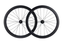 ロードバイク 65/60mmハイト 波系カーボンホイール ディスクブレーキ用 
