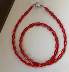 日本産赤珊瑚ネックレス
