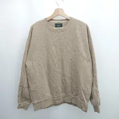 ◇ ⊇ WTW ダブルティー 裏起毛 長袖 トレーナー サイズM ベージュ系 メンズ E  【1505290004312】