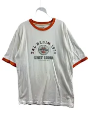 Timberland(ティンバーランド) 白 オレンジ リンガー t シャツ 772