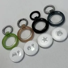 【✨美品2/未使用2✨】Apple/AirTag/4個セット/OTTERBOXケース付き/動作確認済/No.973