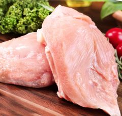 【 九州産さつま純然鶏 】ムネ肉４kg (２kg ×２パック) 業務用 鶏肉