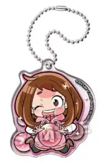 【中古】雑貨 麗日お茶子 「僕のヒーローアカデミア ぴた!でふぉめ Happy 5 years アクリルキーホルダー」