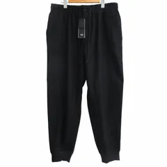 タグ付き ワイスリー Y-3 24AW FLANNEL CUF PANTS IZ1878 ウール フランネル ジョガーパンツ イージーパンツ 黒 ブラック Lサイズ 0716のサムネイル