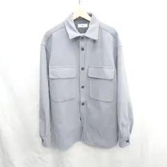 ◇ ⊇ WEGO ウィゴー 長袖 ニットメルトンcpoジャケット サイズL ブルー メンズ E  【1502060019569】