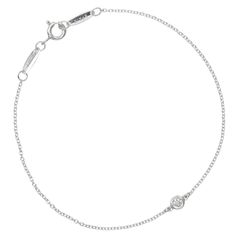 【TIFFANY&Co.】ティファニー バイザヤード 腕周り約18cm シルバー925×ダイヤモンド レディース 1g ブレスレット