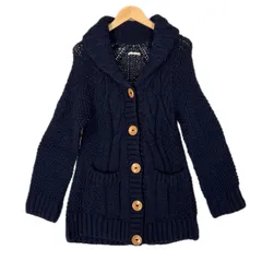 SHIPS シップス レディース カーディガン ウール ネイビー 商品詳細にてご確認ください【中古】