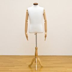 【送料込】アーム付 トルソー 男性用 ボディサイズ：バスト94・ウエスト75・ヒップ92・肩幅約38cm y0043