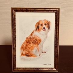 ペットの肖像画 ペットの肖像画 水彩画 | iichi 日々の暮らしを心地よくする