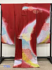 黒留袖 十日町友禅 村松竜介 波 絵皿 仮絵羽 未仕立て 在庫保管品 