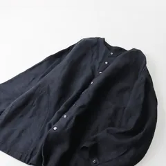 【極美品】ネストローブ　日本製　起毛別珍　ショート丈ノーカラージャケットF黒