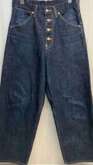 wrangler × SUGARHILL WS0167 ジーンズ デニム ワイド パンツ ラングラー シュガーヒル W30 日本製 インディゴ メンズ ボタンフライ