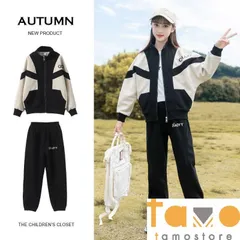 2024年　キッズ ジャージ 上下セット セットアップ 女の子 子供 ジップパー