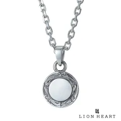 ライオンハート ハワイアン ミニ コイン ネックレス typeB サージカルステンレス316L シルバー 金属アレルギー対応 メンズ ブランド LION HEART