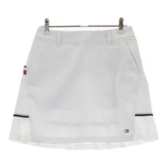 サイズ：M TOMMY HILFIGER GOLF トミー ヒルフィガーゴルフ  ストレッチ プリーツ切替スカート  ホワイト系 [240101452412] ゴルフウェア レディース ストスト