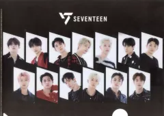 【中古】クリアファイル SEVENTEEN(集合) typeB A4クリアファイル 「フラットガシャポン SVTクリアファイルコレクション vol.2 From PLEDIS ENTERTAINMENT SEVENTEEN」