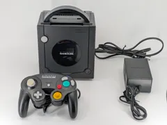 【動作確認済】Nintendo ゲームキューブ 本体 DOL-001 ブラック 黒 純正コントローラー ACアダプター AVケーブル付 任天堂 ニンテンドー GAMECUBE