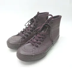 ◇ Θ VANS ヴァンズ 撥水素材 ハイカットスニーカー サイズ25.5 パープル メンズ E  【1504240017990】