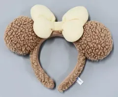 【中古】アクセサリー(非金属) ミニーマウス(ブラウン) もこもこカチューシャ 「ディズニー」 東京ディズニーリゾート限定