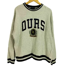 ロデオクラウンズワイドボウル RCWB/RODEO CROWNS WIDE BOWL Private Ivy リブラインスウェットトップス レディース FREE 