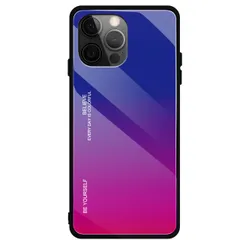 iPhone15 Pro Max ケース アイフォン15 プロマックス  グラデーション ハイブリット ケース 【Color】 ブルー・ピンク