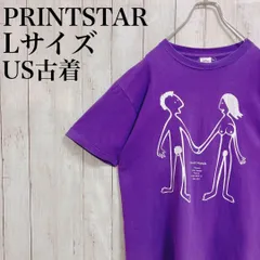 エロTシャツ THINK PEACE 半袖 US古着 両面プリント ストリート used in Japan