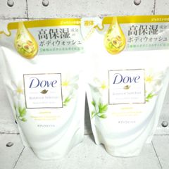 Dove(ダヴ) まとめ買い ボディウォッシュ ボタニカルセレクション ジャスミン 詰替え用 詰め替え×2個 ボディーソープ ボディソープ dove