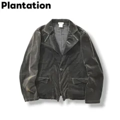 日本製 プランテーション Plantation ベロア テーラードジャケット 