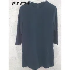 ◇ LE CIEL BLEU ルシェルブルー バックジップ 長袖 オールインワン サイズ38 ネイビー レディース 【1002801572136】のサムネイル