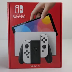 【中古美品】 未使用 Nintendo Switch 有機ELモデル Joy-Con ホワイト ニンテンドースイッチ ゲーム機本体 【034-250224-vt-04-fuz】