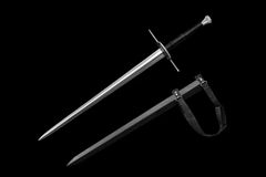黒き武士の長剣 ヨーロッパの剣 古兵器 武具 冷兵器 手鍛造打 西洋剣 長剣 黒き武士の長剣 ヨーロッパの剣 古兵器 武具 冷兵器 手鍛造打