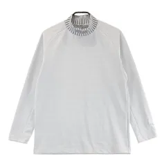 サイズ：XL PUMA GOLF プーマゴルフ  ハイネック 長袖Tシャツ ボーダー柄 グレー系 [240101343737]# ゴルフウェア メンズ ストスト