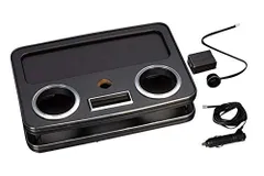 ハイエース 2/4WD(フロント3人乗り不可)RimUSBホルダー付セカンドセンタードリンクホルダーV3 200系 ピアノブラック仕上 セカンド用 G22-203