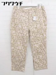 ◇ JOURNAL STANDARD ジャーナルスタンダード 総柄 七分丈 サブリナ パンツ サイズ38 ベージュ マルチ レディース  【中古】 【1112020006807】