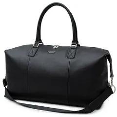 ☆ BLACK ☆ REGiSTA Saffiano Boston Bag ボストンバッグ メンズ ブランド 大容量 旅行 帰省 1泊 2泊 3泊 A3 ビジネス 2way ショルダー 肩掛け 斜めがけ カジュアル おしゃれ シンプル 無地 男性 女性