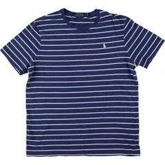 古着 ラルフローレン Ralph Lauren POLO RALPH LAUREN CUSTOM SLIM FIT 半袖 ボーダーTシャツ メンズL相当/eaa563590