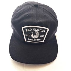 MADE IN USA RED CLOUDS レッドクラウズ ウール キャップ CLASSIC SNAPBACK  スナップバック アメリカ製 ブラック アメカジ  アウトドア