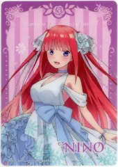 【中古】紙製品 中野二乃 ブラインドコレクションシート 「きゃらっとくじ 五等分の花嫁∬～Shine Snow～」 L賞