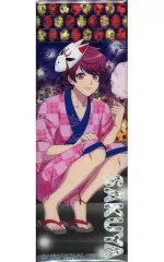 【中古】バッジ・ピンズ 佐久間咲也(角型) ホログラム缶バッジ 「A3!(エースリー)×太鼓の達人」