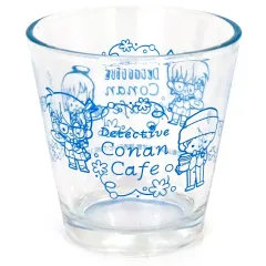 【中古】グラス デザインＤ(ブルー) ミニグラス 「セガ ラッキーくじオンライン 名探偵コナンカフェ -ガーデンパーティー」 C-4賞