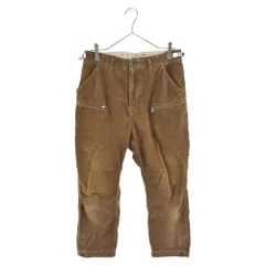 nonnative (ノンネイティブ) サイドシンチ ジップディティール コーデュロイ アンクルパンツ ブラウン NN-P2008のサムネイル