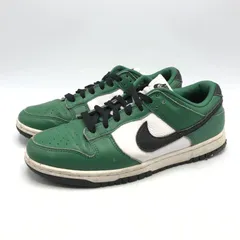 【中古】NIKE BY YOU DUNK LOW スニーカー 26cm AH7979-992 グリーン ホワイト ブラック ナイキ[10]